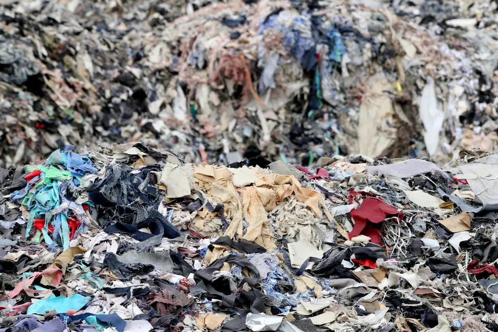 clothing in landfill