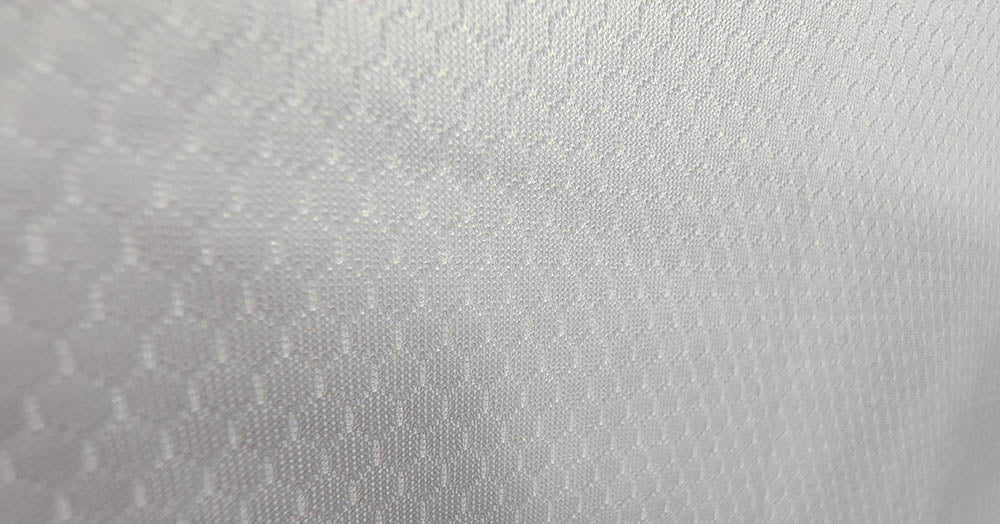 polyester fabric closeup shot