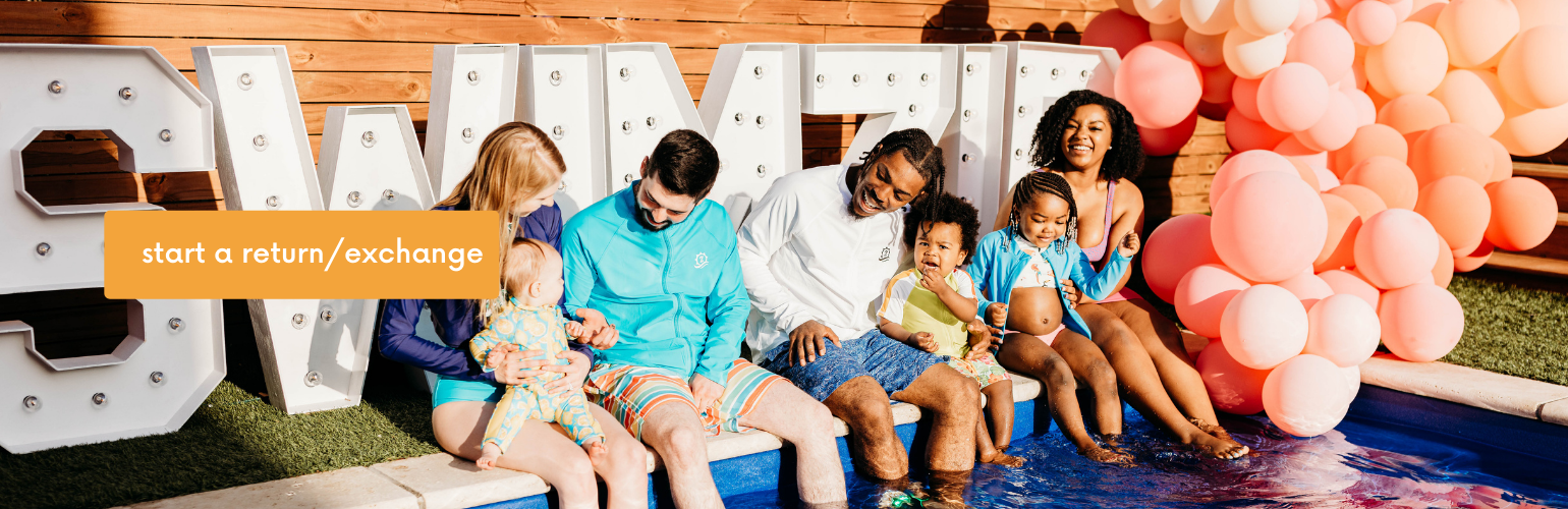 Best Sun Safe Swimwear Designed in USA as seen on shark tank family matching swimsuit