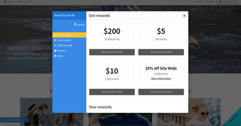 SwimZip Rewards