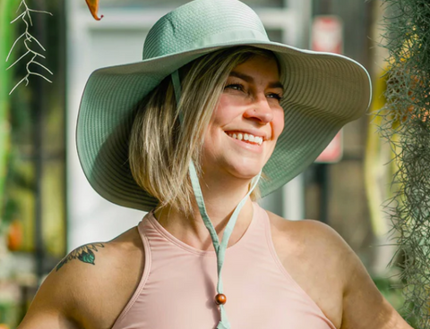 Women's Wide Brim Sun Hat Mint