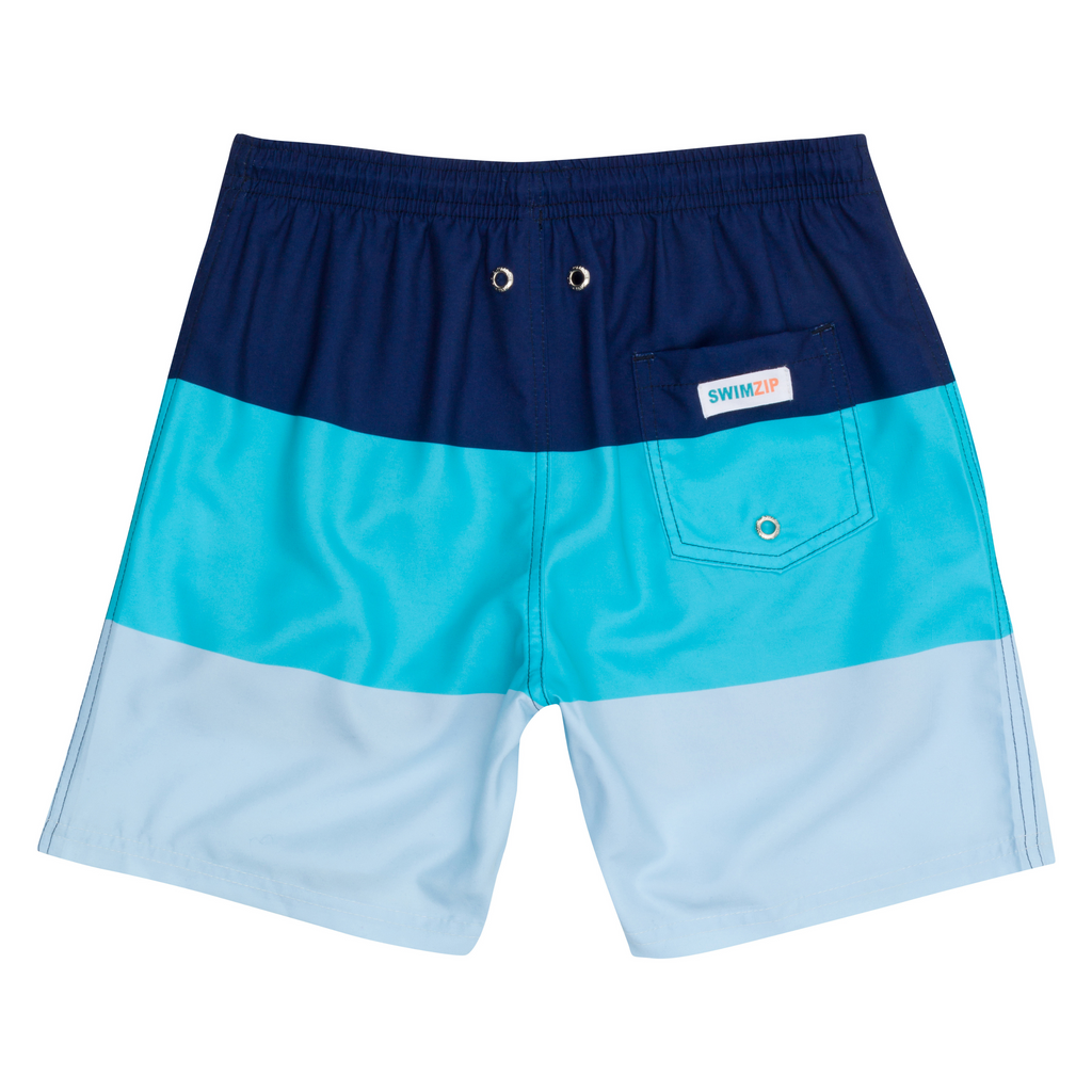Boys Swim Trunks Boxer Brief Liner (sizes 6-14) | “Color Pop