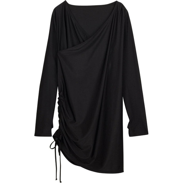 Women's Sun Protection Swim Cover-Up UPF 50+ | Solid Black UV SPF