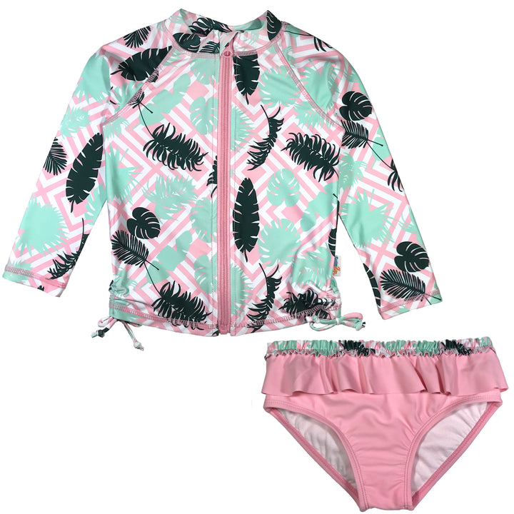 Toddler Girl Swimwear & Rash Guard Swimsuits | Size 2T-6 | SwimZip ...