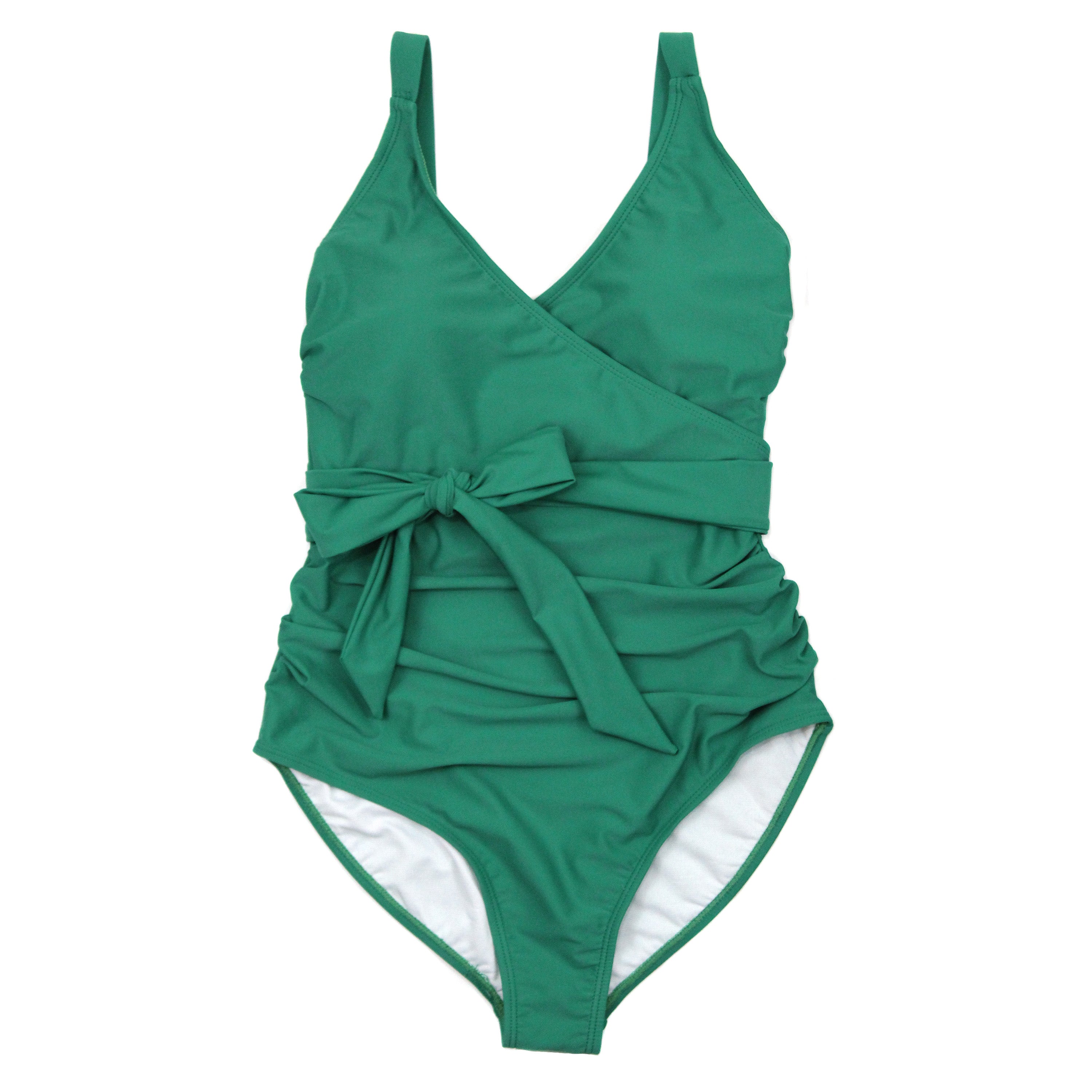 Women S Wrap One Piece Swimsuit Greenlake Swimzip Upf 50 Sun Protective Swimwear Uv Zipper Rash Guards