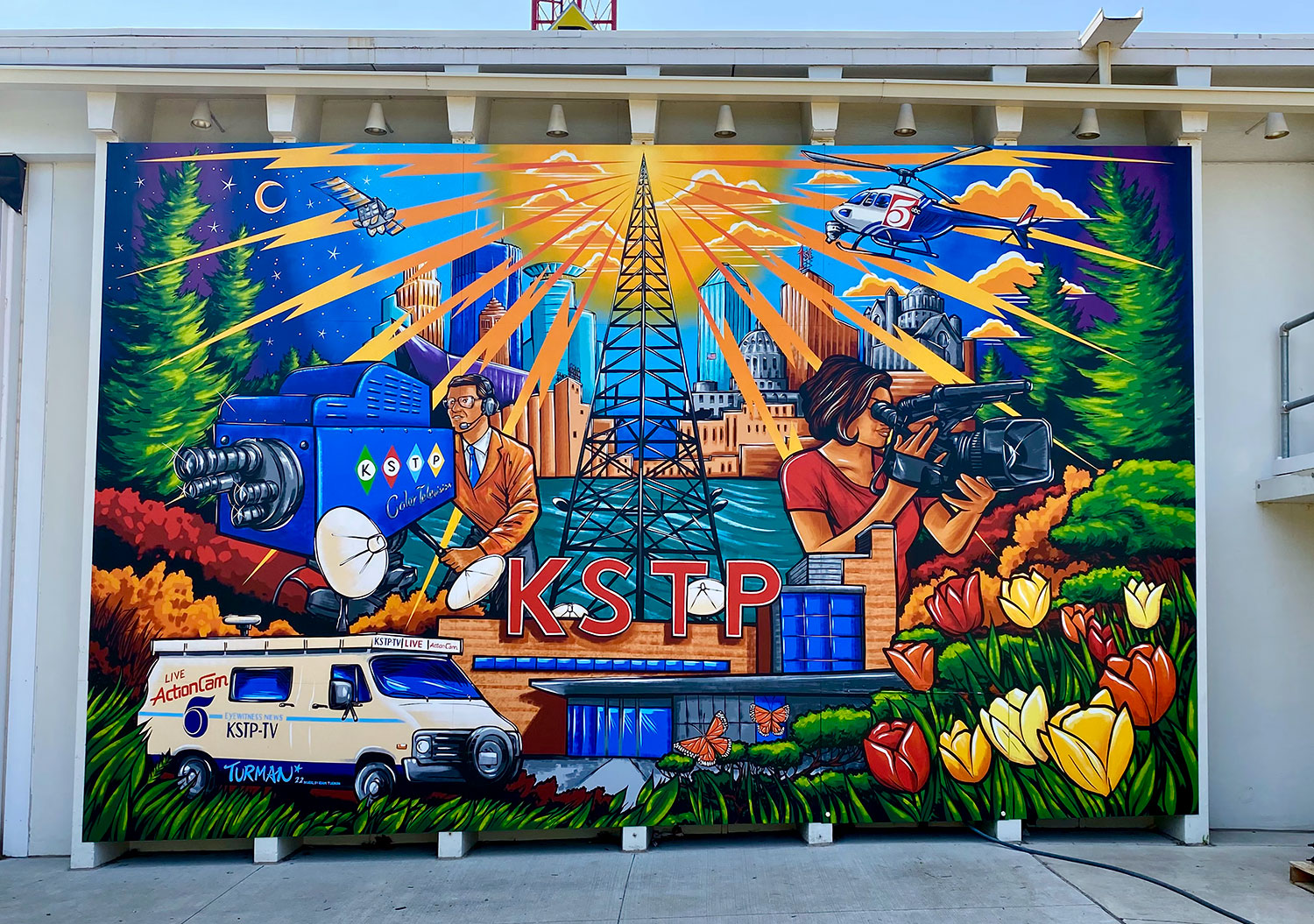 KSTP MN State Fair Building Mural