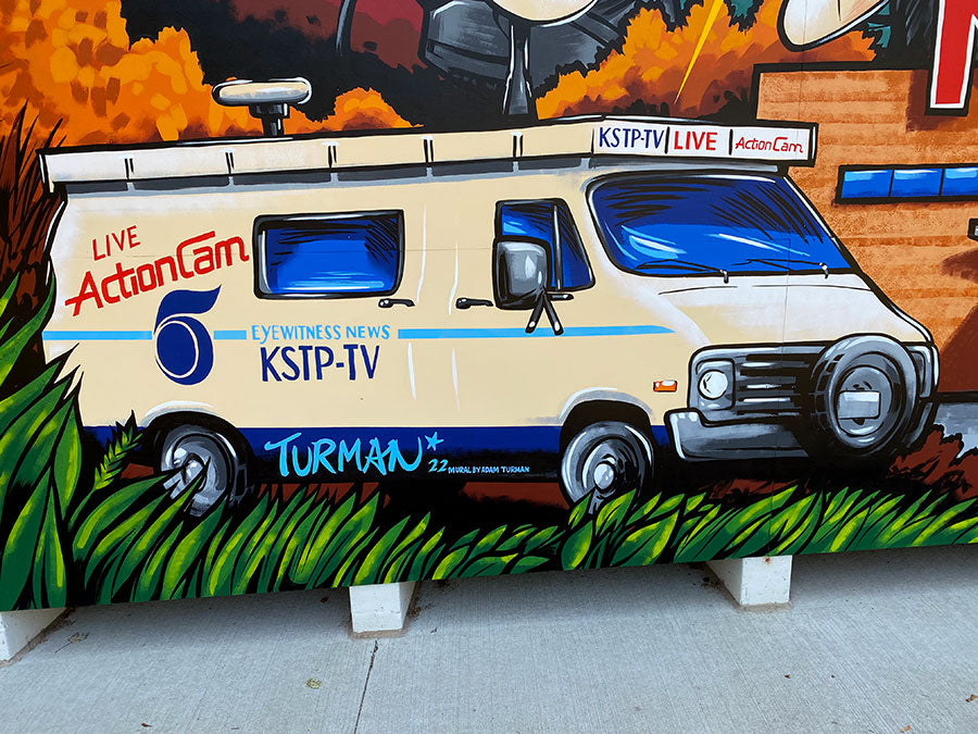 KSTP MN State Fair Building Mural