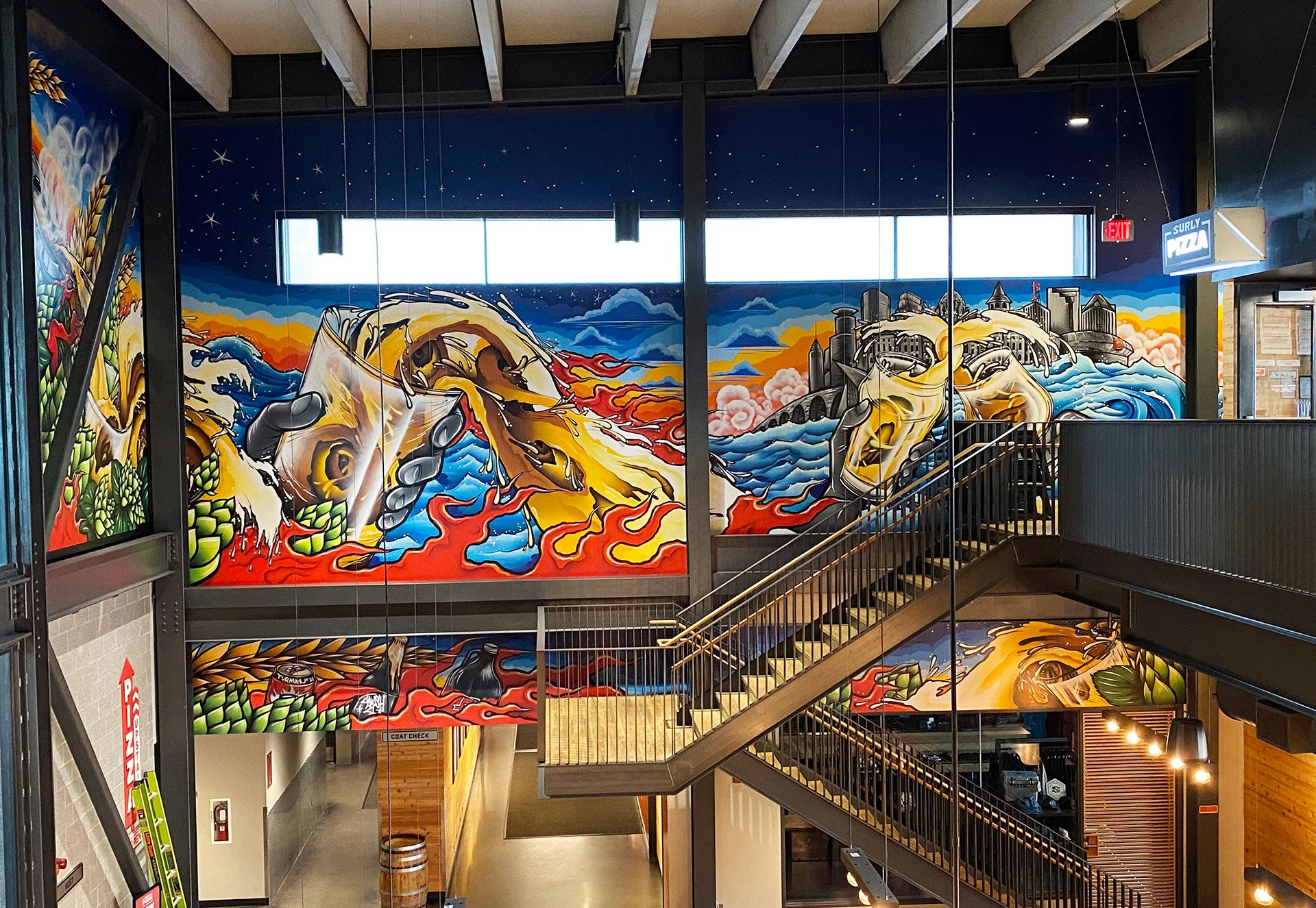 Surly Beer Hall Mural