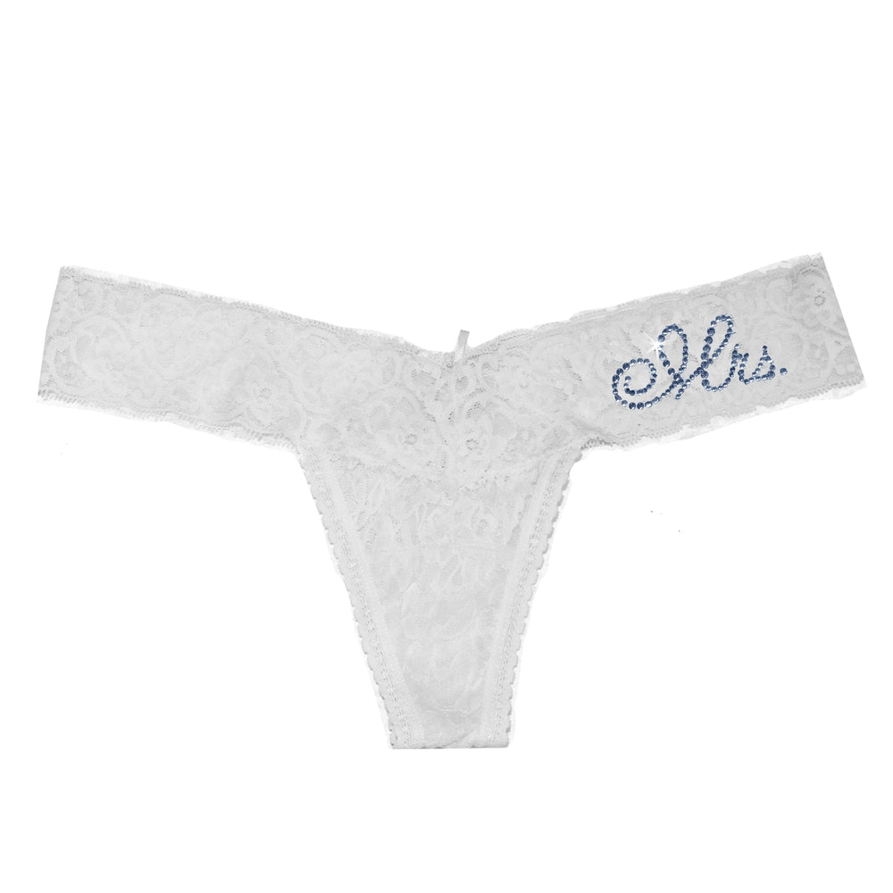 Wedding Underwear Something Blue Womens Satin Lingerie Thong With Ivory  Lace Side Panel. Bridal Lingerie up to Plus Sizes Uk6 Uk22 -  Norway