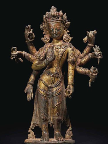 Amoghapasha Lokeshvara statue 