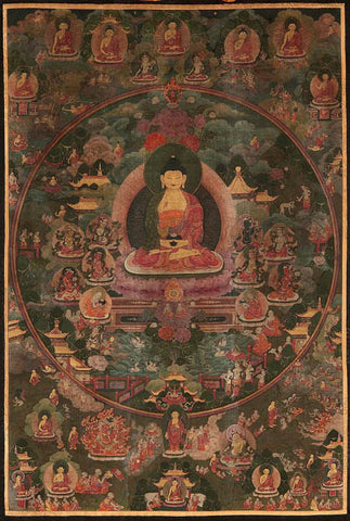 antique thangka