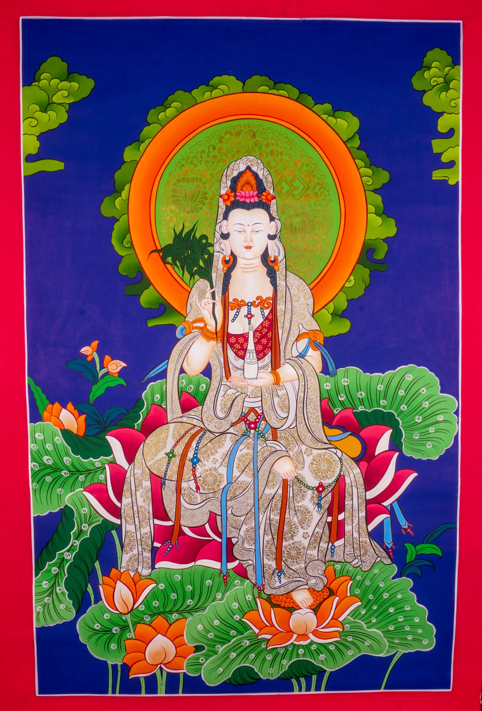 Guanyin Thangka Painting