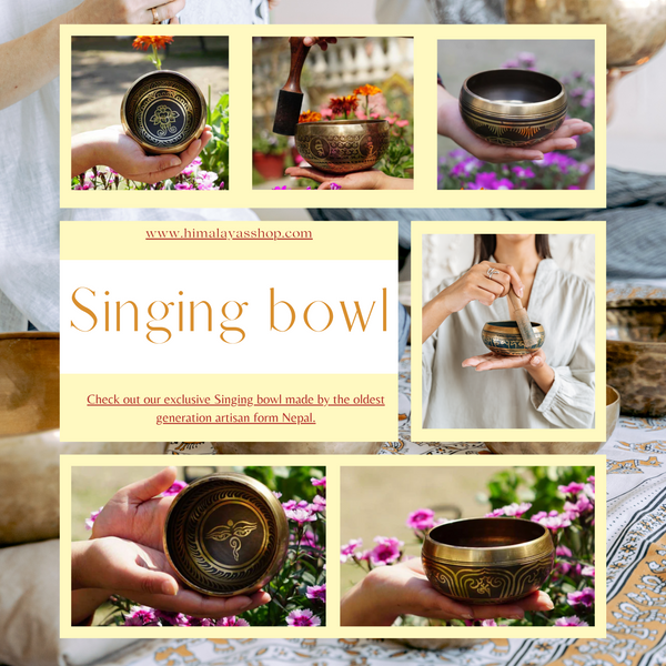 Singing bowl for mediation 