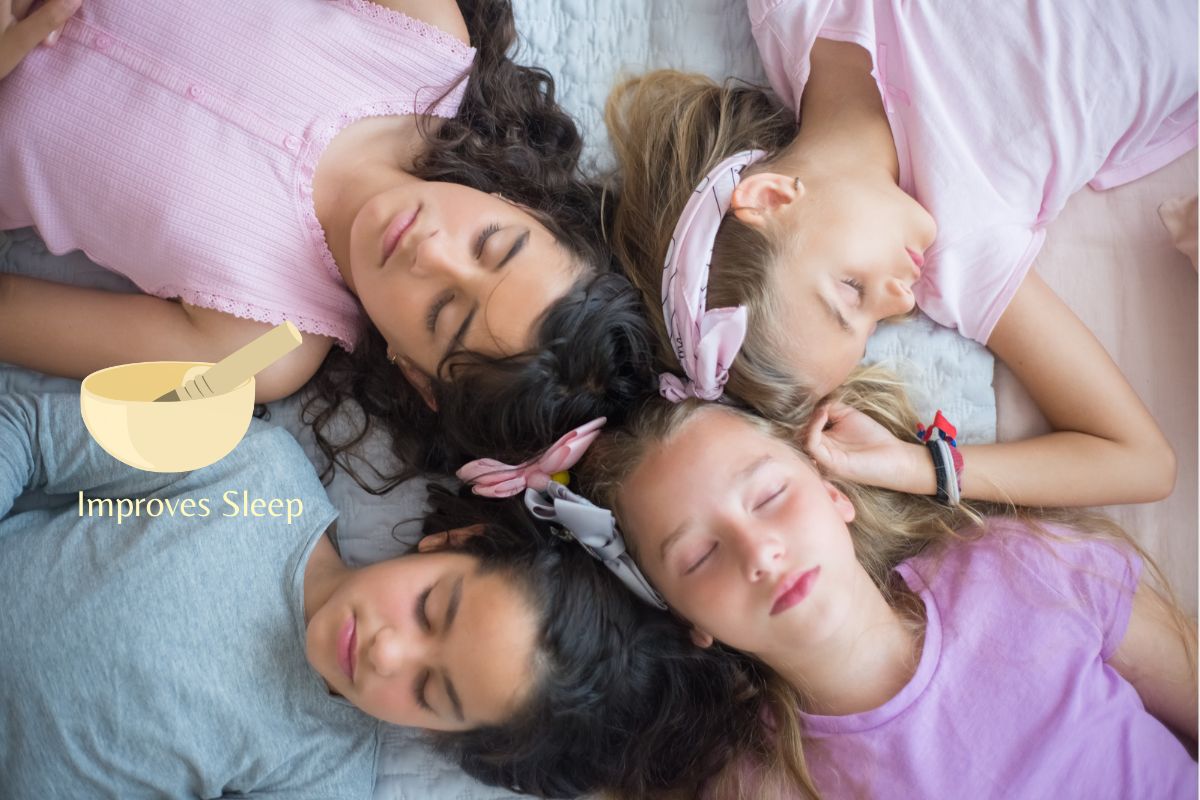Sleeping Children after Sound Healing