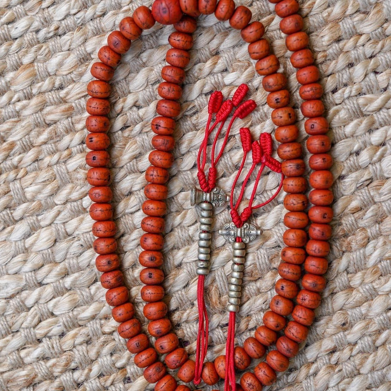 Antique Dark Bodhi Bead Mala - View Shop