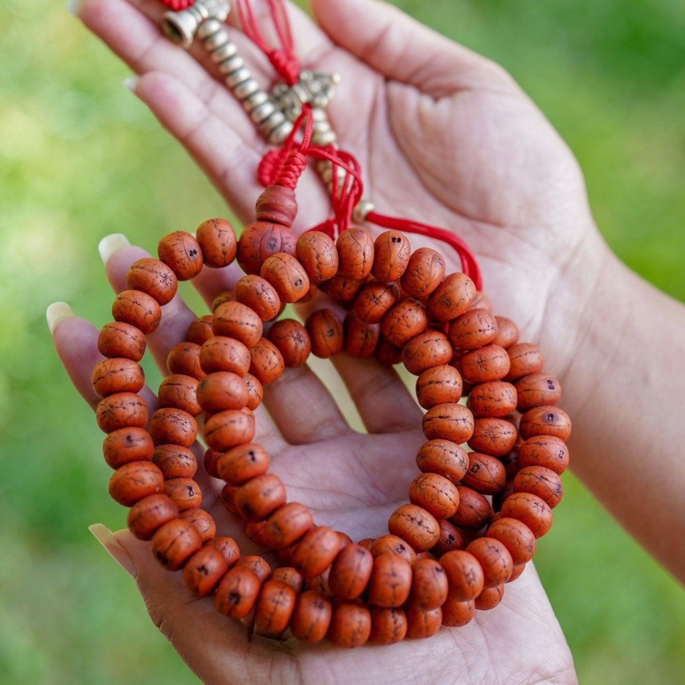  Bodhi Seed Mala 108 Beads for Meditation from Bodh Gaya India  BSM-04 : Arts, Crafts & Sewing