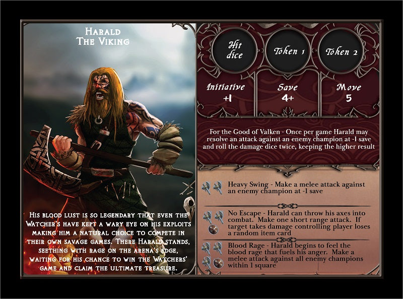 Harald Team Mode Champion Card