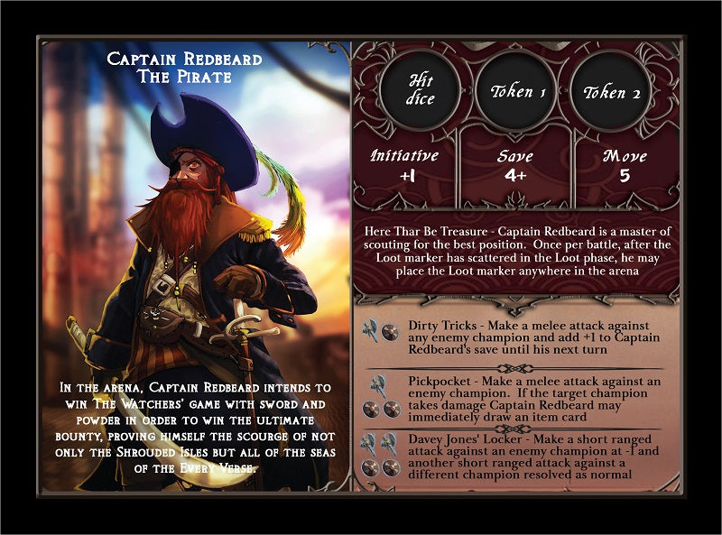 Captain Redbeard Team Mode Card