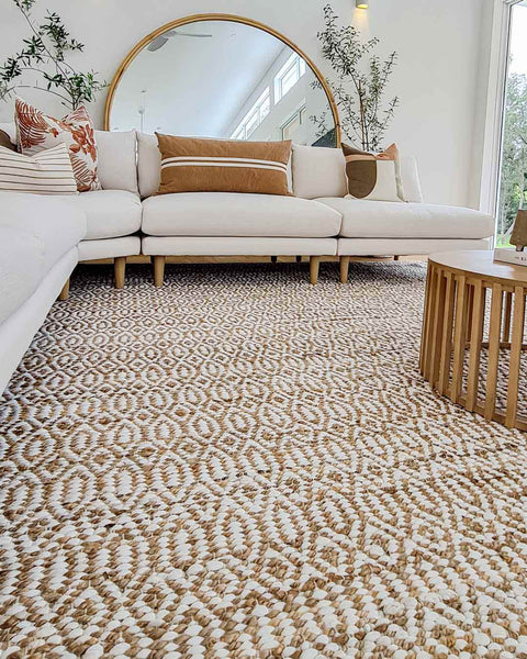 Nora Natural Tan Braided Jute Rug