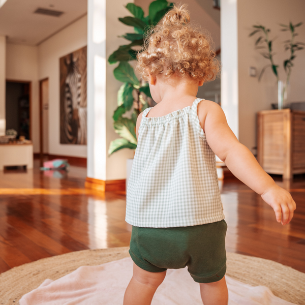 Baby Ribbed Bum Shorts