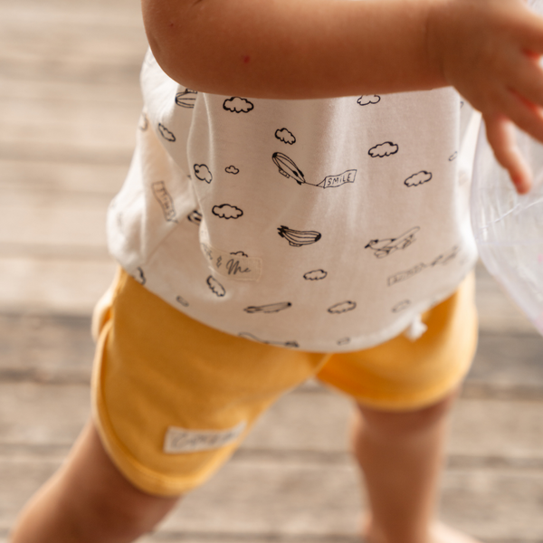 Toddler + Kids Muslin Retro Shorts