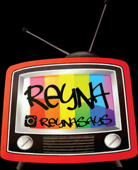 Reyna glass TV logo