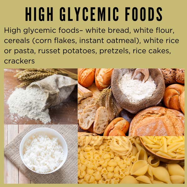 processed carbs high glycemic foods