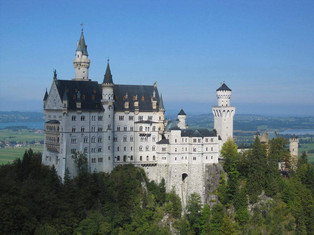 Neuschwanstein castle in Bavaria.