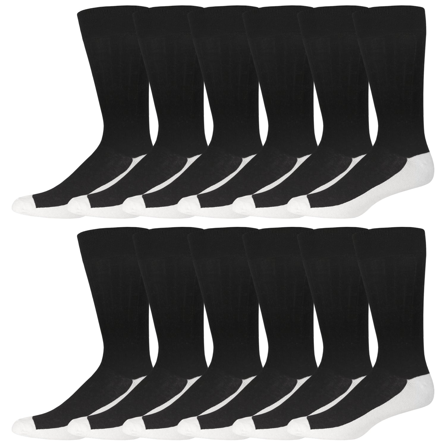 Men's Diabetic Dress Socks Crew Length with Loose Top – Brooklyn Socks