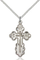 Saint Olga Cross medal 02571, Sterling Silver
