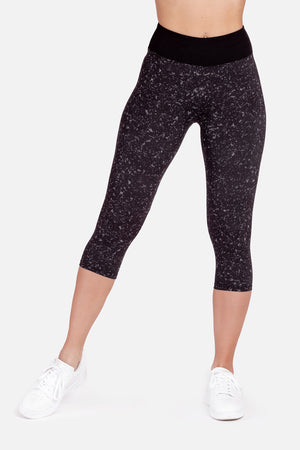 Lululemon Black Capri Crop Polka Dot Leggings CUTE Yo… - Gem