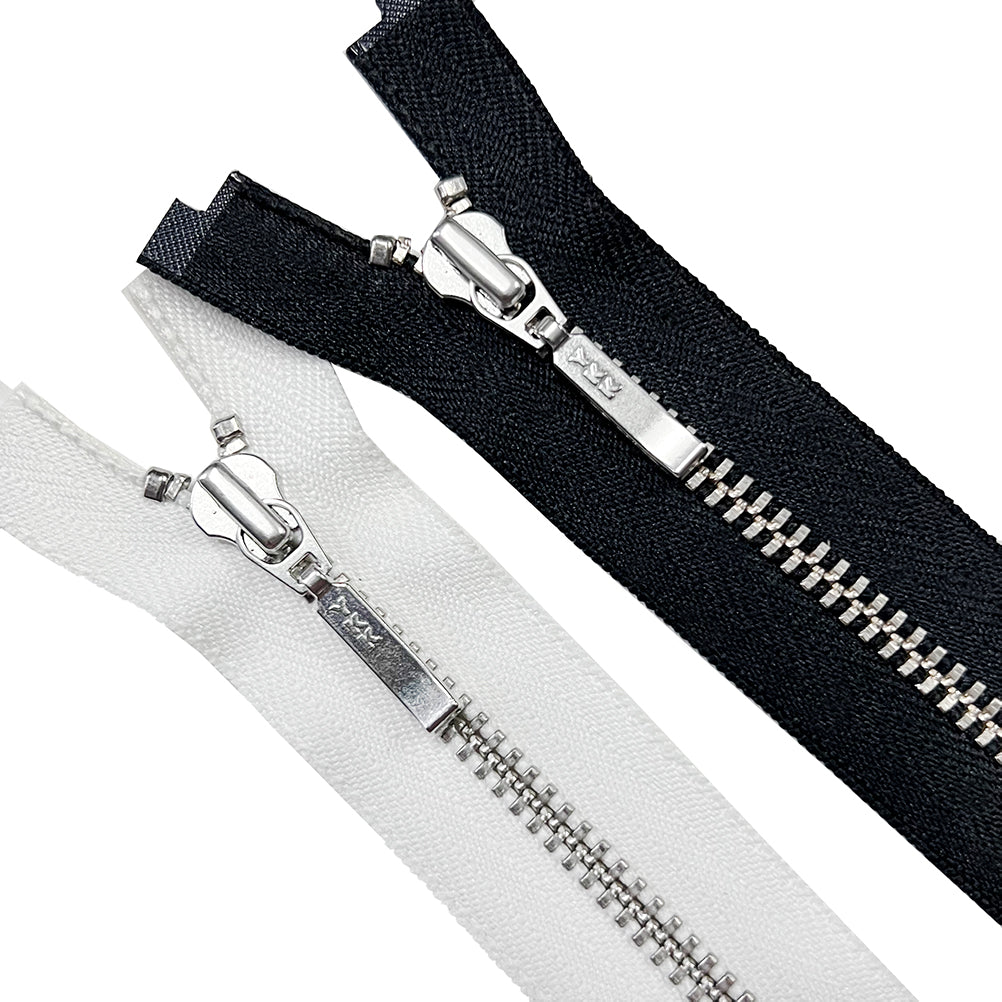 YKK- #3 Classic Silver Closed-End YKK Metal Zipper – JHONEA ACCESSORIES