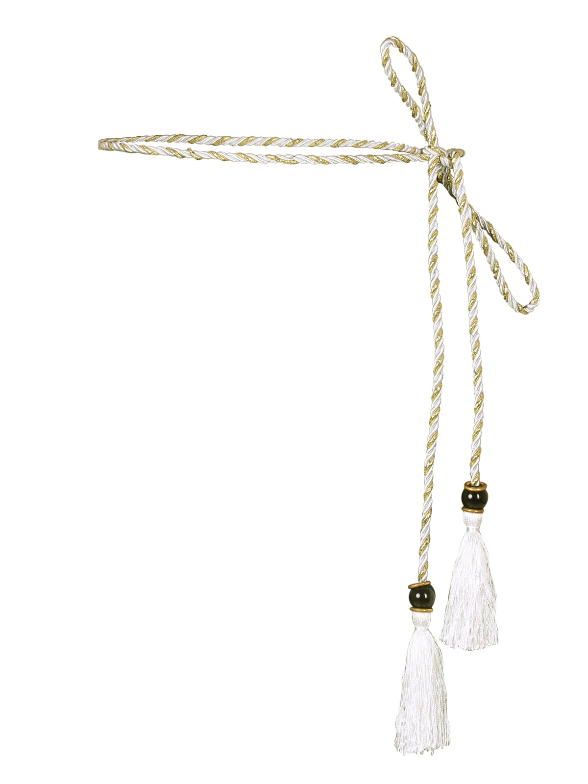 Light Gold Metallic Thick Cord Rope Tassel Belt – JHONEA ACCESSORIES