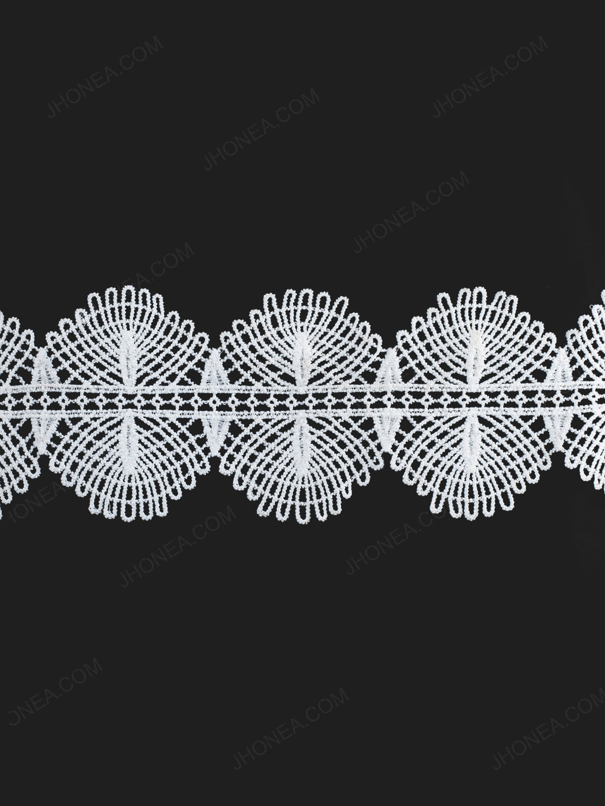 Floral Cutwork Design White Lace Trim – JHONEA ACCESSORIES