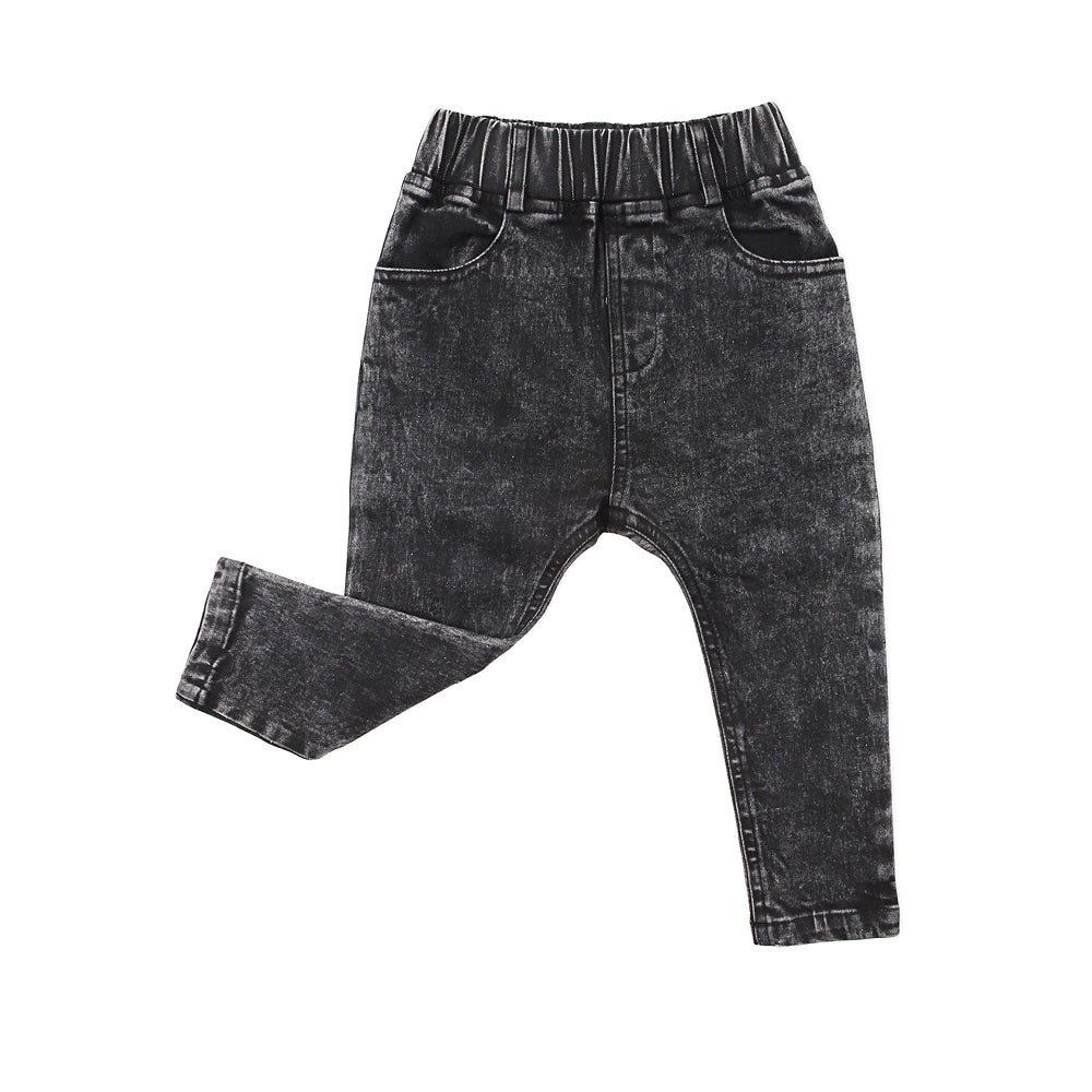 kids black jeggings