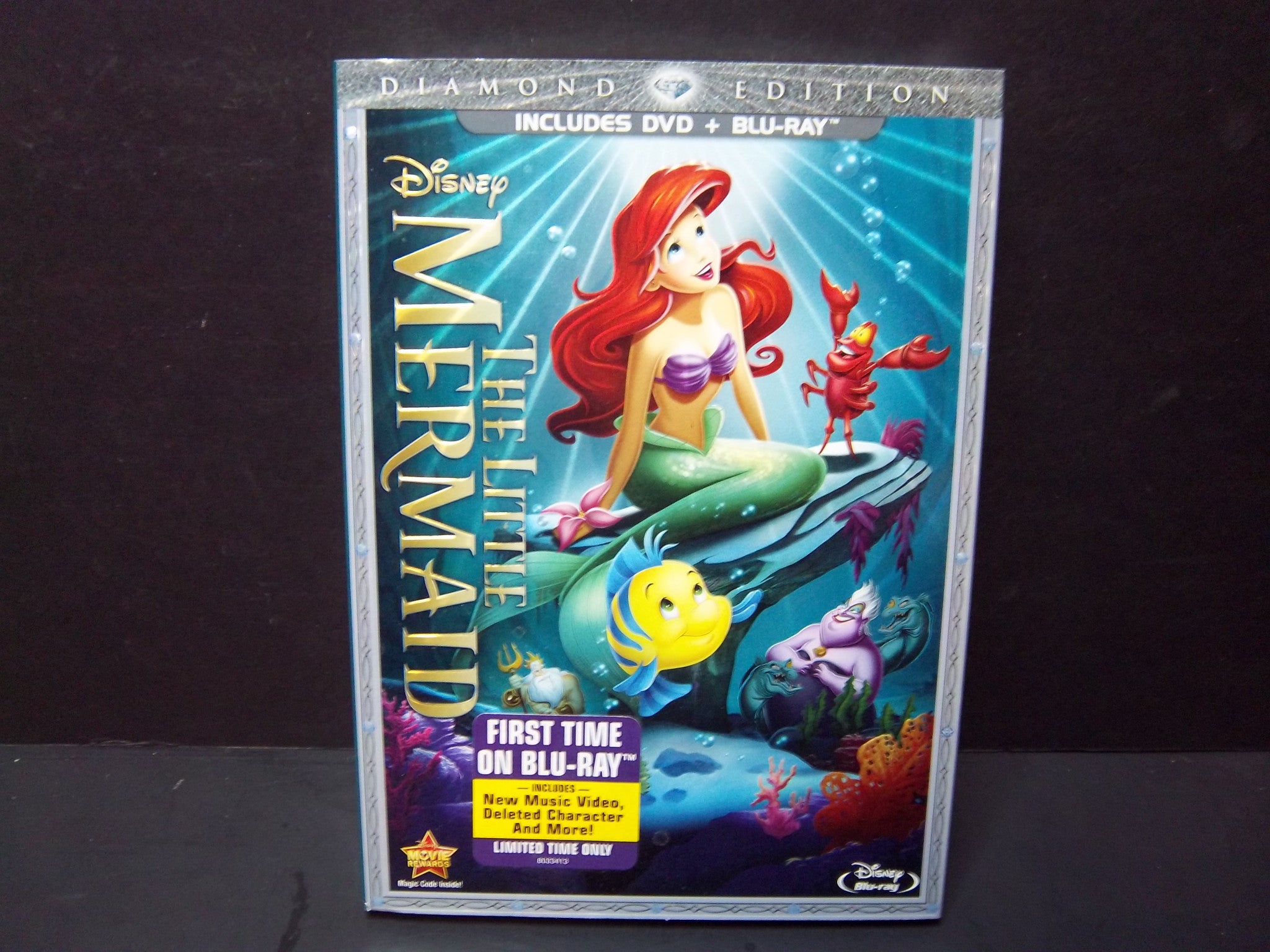 Pastoor hoop fantoom Disney's The Little Mermaid (Blu-ray + DVD 2-Disc Set) Diamond Ed. New –  Media Mania of Stockbridge