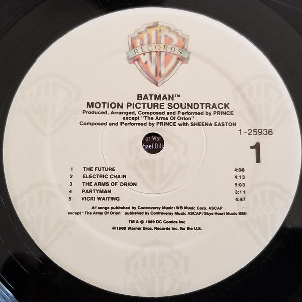 Buy Prince : Batman™ (Motion Picture Soundtrack) (LP, Album) Online for a  great price – Media Mania of Stockbridge