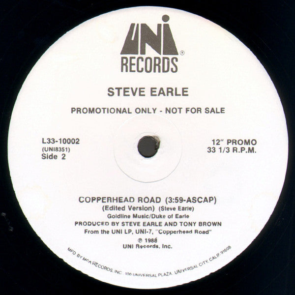 steve earle copperhead road midi file