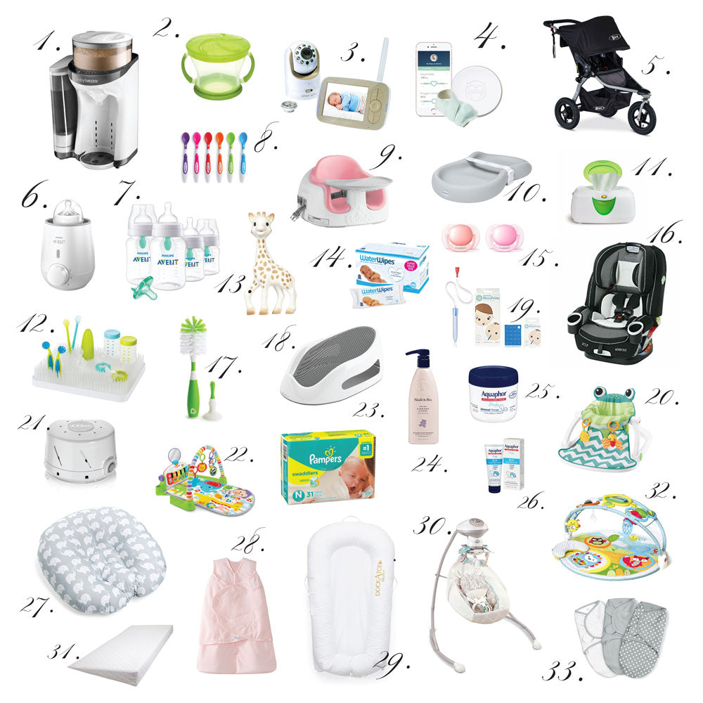 top rated baby registry items
