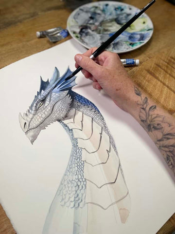 Wyrmspan Dragon Painting