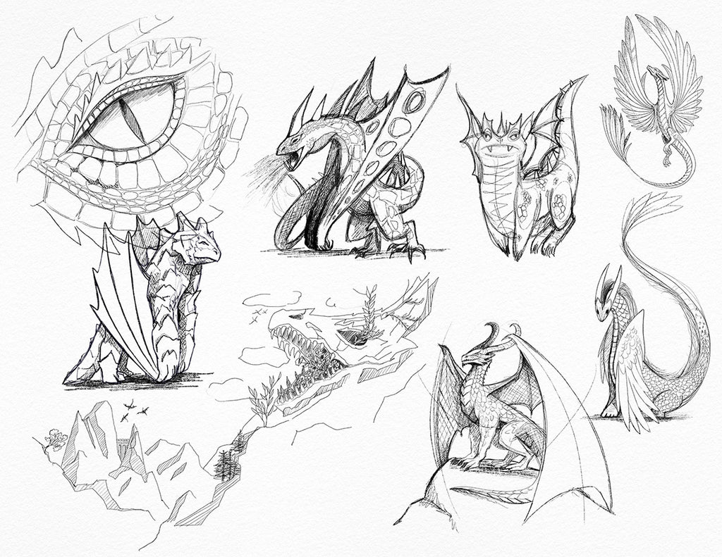 Wyrmspan Sketches