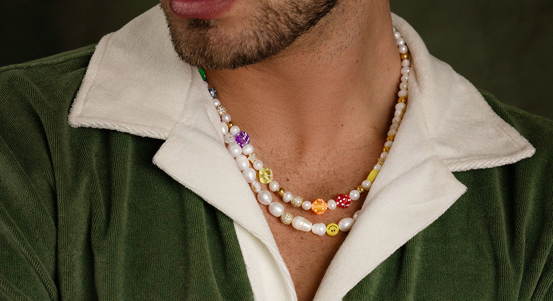Men's Pearls, Pearl Necklaces & Bracelets for Men | Nialaya – Nialaya  Jewelry