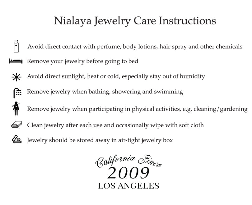 Jewelry Care Instructions