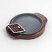 Large Sized Sizzler Serving Platter With Wooden Base in Premium Sheesham wood - WoodenTwist