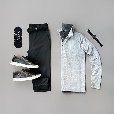Tee Up Black Joggers Outfit by Laugrids