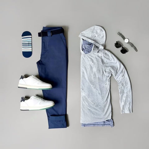 Tee Up Navy Golf Jogger Outfit by Alex Lau