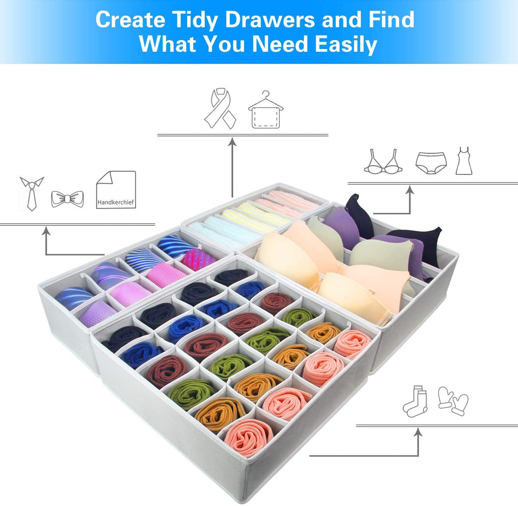 🎀 How to #Organize your bra drawer! #organizedhome #organized #drawer