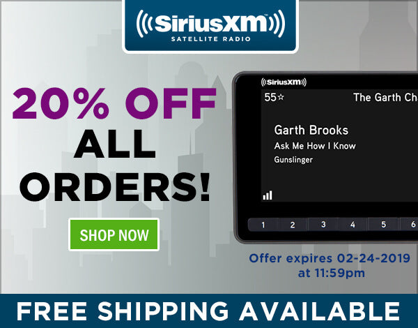 20 Percent Off All SiriusXM™ Orders