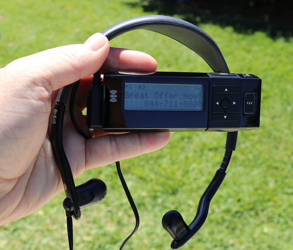 SiriusXM Portable Receiver with Antenna Headphones