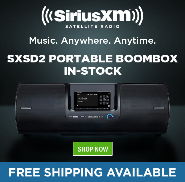 SiriusXM™ Portable Boombox Available